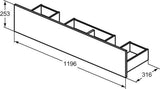IDEAL STANDARD Eurovit+ Schublade 120 cm Hochglanz grau lackiert für Badmöbel