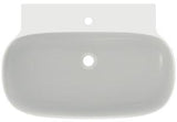 Ideal Standard Aufsatzwaschtisch Linda-X 750x500x135mm geschliffen Weiß 1 Hahnloch ohne Überlauf