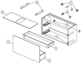 Ideal Standard Conca WT-Unterschrank 1002 mm, 1 Auszug, Push-Open, Weiß Matt