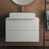 Ideal Standard Conca Waschtischunterschrank Eiche hell 802 mm – 2 Auszüge, Push-Open, wandhängend