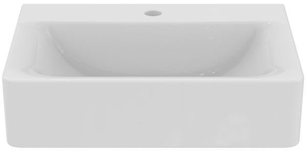 Ideal Standard Connect Cube Waschtisch 550x460mm, 1 Hahnloch, ohne Überlauf, Weiß