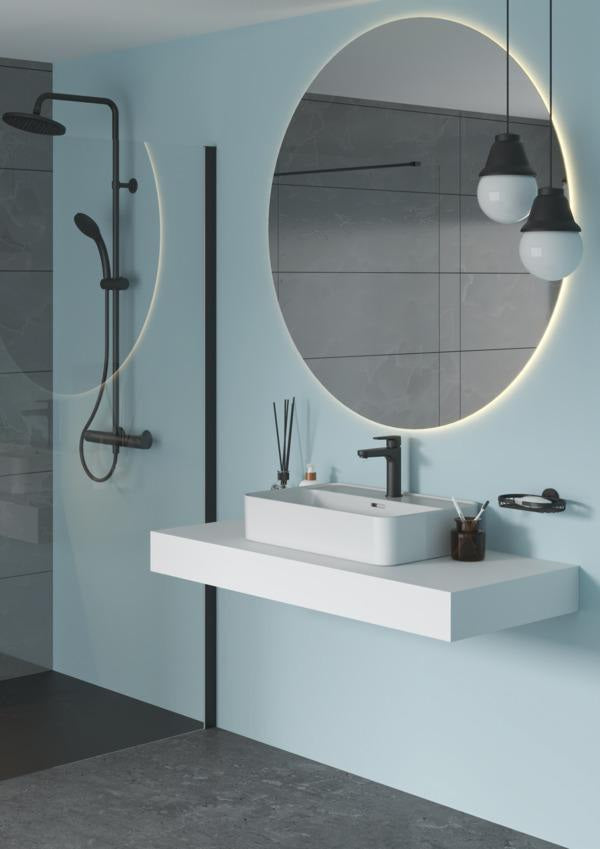 Ideal Standard IOM Seifenkorb Silk Black – Wandhängend, Messing, verdeckte Befestigung