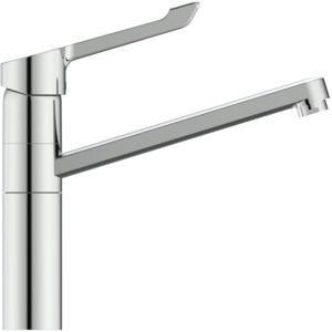 IDEAL STANDARD Ceraflex Küchenarmatur mit Klinikhebel und hohem Rohrauslauf, 222 mm Ausladung, Chrom