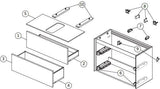 Ideal Standard Conca Waschtischunterschrank 802 mm, 2 Auszüge, Sunset – Wandhängend