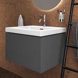 Ideal Standard Conca Waschtischunterbau 600 mm Weiß mit Push-Open-Auszug – MDF-Front, wandhängend