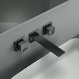 Ideal Standard Conca Wand-Waschtischarmatur, zweigriffig, Ausladung 180 mm, Brushed Gold