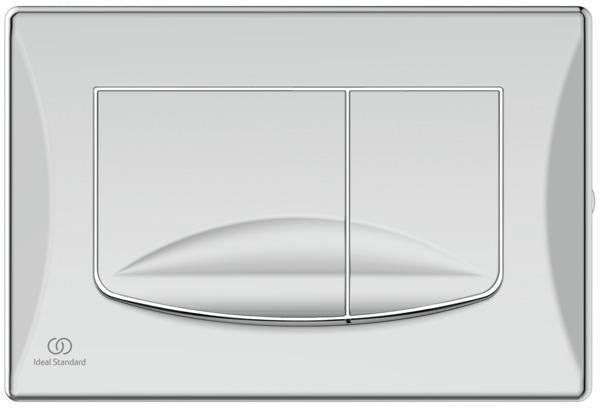 IDEAL STANDARD Betätigungsplatte M2 Solea, mechanische 2-Mengen-Technik, Chrom