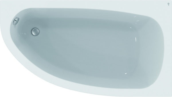 Ideal Standard Raumspar-Badewanne Hotline Neu 1600x900x465 mm, asymmetrisch rechts, Weiß