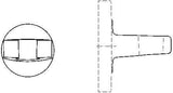 Ideal Standard Archimodule Wandhalter für Handbrause in Chrom – Hochwertige Messing-Wandhalterung