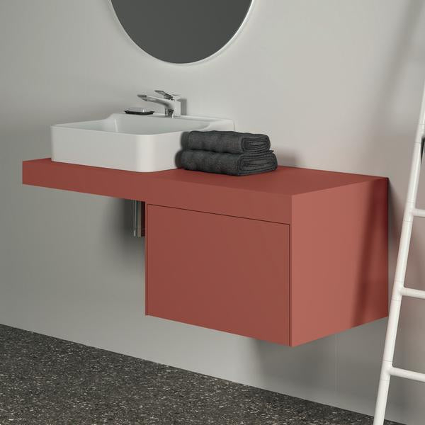 Ideal Standard Conca WT-Unterschrank 600 mm Eiche geflammt, 1 Auszug mit Push-Open