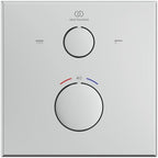 UP-Montage Chrom Rosette 163x163 mm