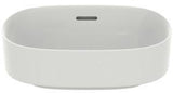Ideal Standard Aufsatzwaschtisch Linda-X 450x380x130 mm Weiß – Keramik ohne Hahnloch, mit Überlauf