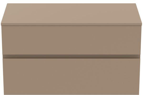 Ideal Standard Finesse Waschtischunterschrank 1002 mm, 2 Auszüge, Greige Matt, Wandhängend