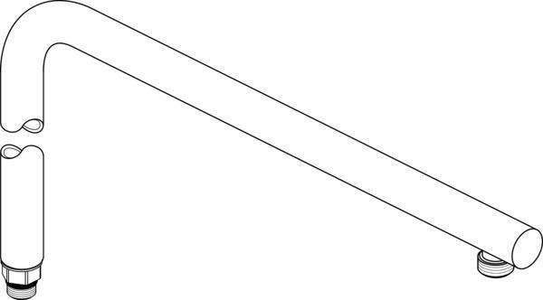 IDEAL STANDARD Duschstange drehbar Brushed Gold – Flexible Montage