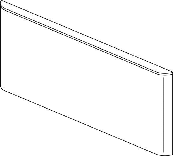 IDEAL STANDARD Obere Schubladenfront Adapto für Waschtischunterschrank 570 mm Anthrazit matt