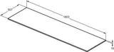 IDEAL STANDARD i.life B Waschtischplatte 1804x506x18 mm Sandbeige matt – ohne Ausschnitt