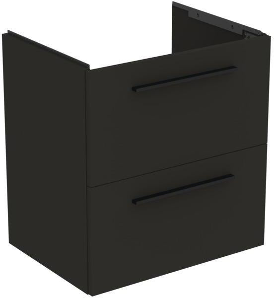 Ideal Standard i.life A Waschtischset 60 cm mit Unterschrank und chrom Griff, Weiß matt