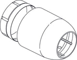 Ideal Standard IS Abdeckkappe für Kartusche BS2 Easy-Box, Chrom – Passgenaue Abdeckung