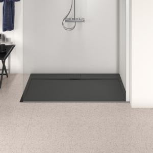 IDEAL STANDARD Ultra Flat S i.life Brausewanne 1400x800x30 mm Carraraweiß – Mineralguss mit Rutschhemmung