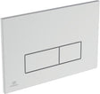 Ideal Standard Betätigungsplatte M2 Oleas SmartFlush in Chrom – Mechanische 2-Mengen-Technik