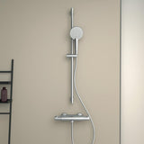 IDEAL STANDARD Idealrain Evo Jet Brausekombination 600 mm mit 3-Funktionshandbrause, Chrom