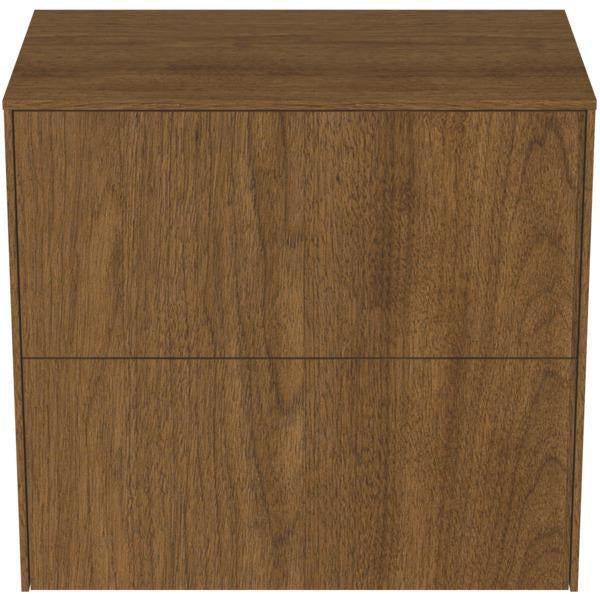 Ideal Standard Conca Waschtischunterschrank 602 mm, 2 Auszüge, Weiß matt, Push-Open