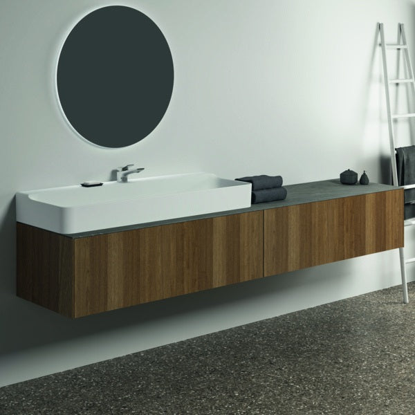 Ideal Standard Conca Waschtischunterschrank 2385 mm, 2 Auszüge, Sunset Matt, wandhängend