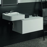 Ideal Standard Conca Waschtischunterschrank 802 mm, 1 Auszug, Push-Open & Softclose, Weiß Matt