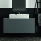 Ideal Standard Conca Waschtischunterschrank 1202 mm, 2 Auszüge, Push-Open, Weiß – Wandhängend
