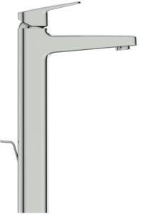 Ideal Standard Ceraplan H250 Waschtischarmatur mit Ablaufgarnitur, 138 mm Ausladung, Chrom