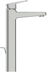 Ideal Standard Ceraplan H250 Waschtischarmatur mit Ablaufgarnitur, 138 mm Ausladung, Chrom