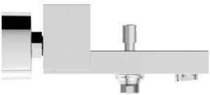Ideal Standard Extra Badearmatur Aufputz 210 mm Ausladung mit FirmaFlow Kartusche in Chrom