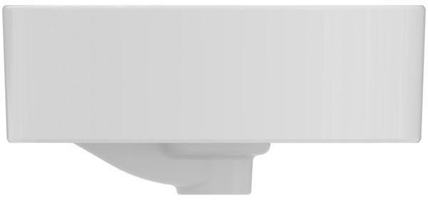 Ideal Standard Aufsatzwaschtisch Strada II 600x400mm Weiß, ohne Hahnloch, mit Überlauf