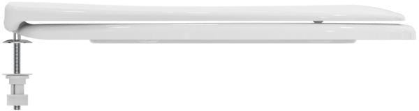 Ideal Standard Contour 21 WC-Sitz mit Deckel, Duroplast weiß, Edelstahl-Scharniere