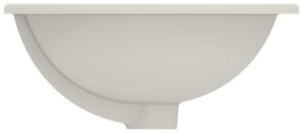 Ideal Standard Unterbauwaschtisch Connect, oval, 620x410 mm, Weiß, ohne Hahnloch, mit Überlauf