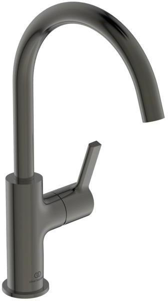 Ideal Standard Joy Waschtischarmatur mit hohem Auslauf, Brushed Gold, 169 mm, ohne Ablaufgarnitur