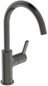Ideal Standard Joy Waschtischarmatur mit hohem Auslauf, Brushed Gold, 169 mm, ohne Ablaufgarnitur