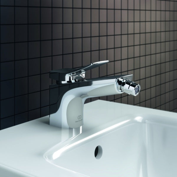 Ideal Standard Bidetarmatur Conca 133 mm mit Ablaufgarnitur Brushed Gold