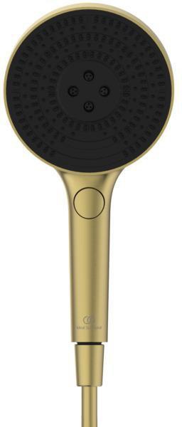 IDEAL STANDARD Idealrain Solos Handbrause 3-Funktion Chrom – 130 mm, Antikalk