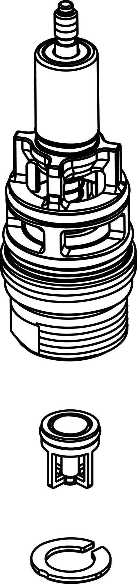 Ideal Standard Umschaltung B960167AA Chrom – Manuelle Umschaltung für Sanitär