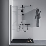 Ideal Standard Ablaufdeckel Ultra Flat New Schwarz – Flache Ablaufabdeckung für Duschwannen