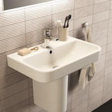 Ideal Standard i.life S Waschtisch 600x380x180 mm Weiß, 1 Hahnloch, mit Überlauf