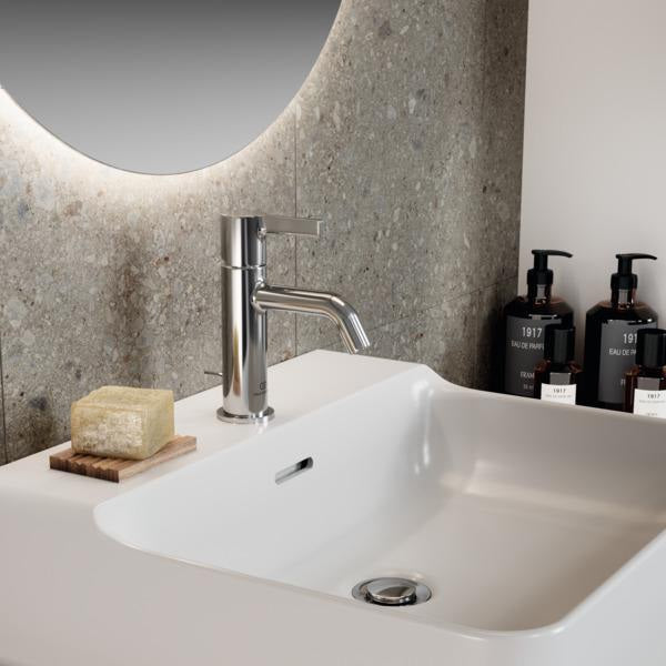 Ideal Standard Conca Aufsatzwaschtisch 500x450x165 mm Weiß 1 Hahnloch mit Überlauf