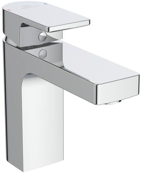 Ideal Standard Edge Waschtischarmatur Chrom 125 mm mit Ablaufgarnitur und 5 l/min Sparfunktion