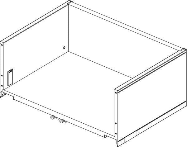 IDEAL STANDARD Adapto Untere Schublade 47 cm für Waschtischunterschrank in Anthrazit matt
