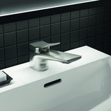 Ideal Standard Conca Waschtischarmatur Brushed Gold, 132 mm Auslauf, ohne Ablaufgarnitur