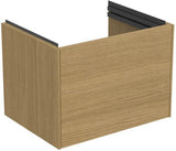 IDEAL STANDARD Conca Möbelwaschtischunterschrank 500 mm, 1 Auszug, Weiß Matt – Wandhängend mit Push-Open und Softclose
