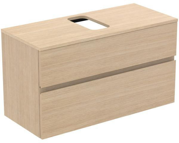 Ideal Standard Finesse Waschtischunterschrank 1002 mm, 2 Auszüge, Greige matt, wandhängend