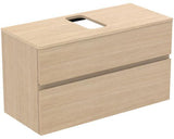 Ideal Standard Finesse Waschtischunterschrank 1002 mm, 2 Auszüge, Greige matt, wandhängend