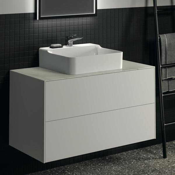 Ideal Standard Conca Waschtischarmatur Brushed Gold, 132 mm Auslauf, ohne Ablaufgarnitur